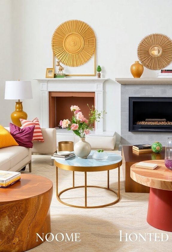 accent tables enhance decor