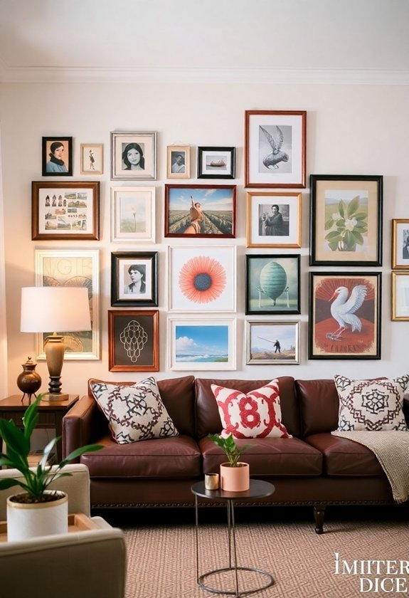 How to Create Creative Home Decor DIY Ideas With Limited Supplies 9 affordable gallery wall ideas