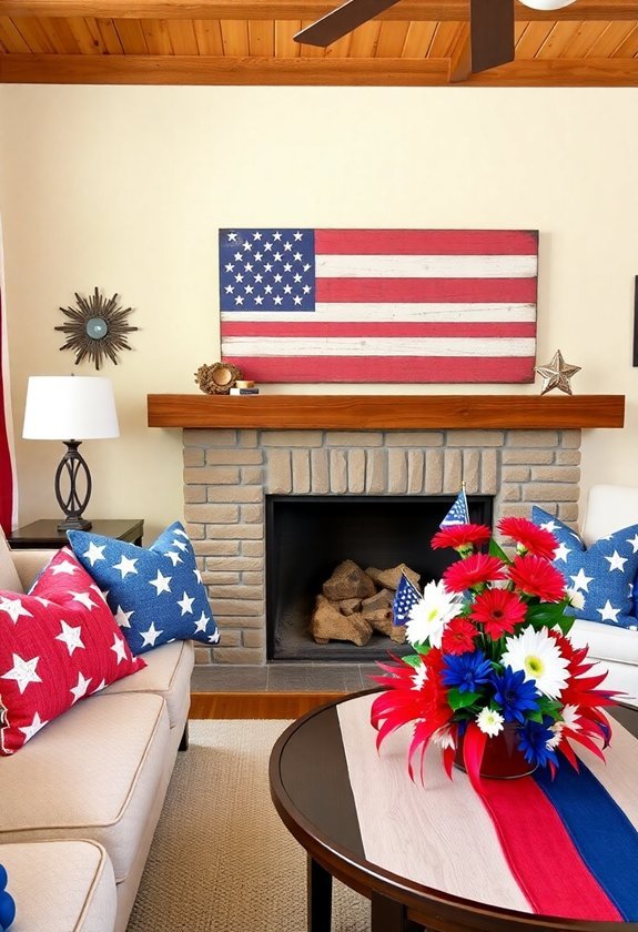 american flag home decor