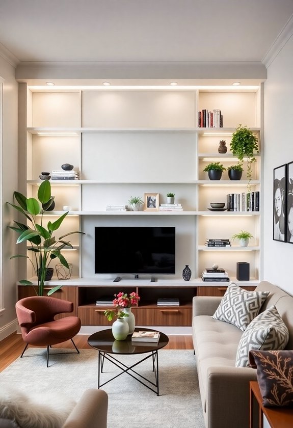 built in shelving installation ideas