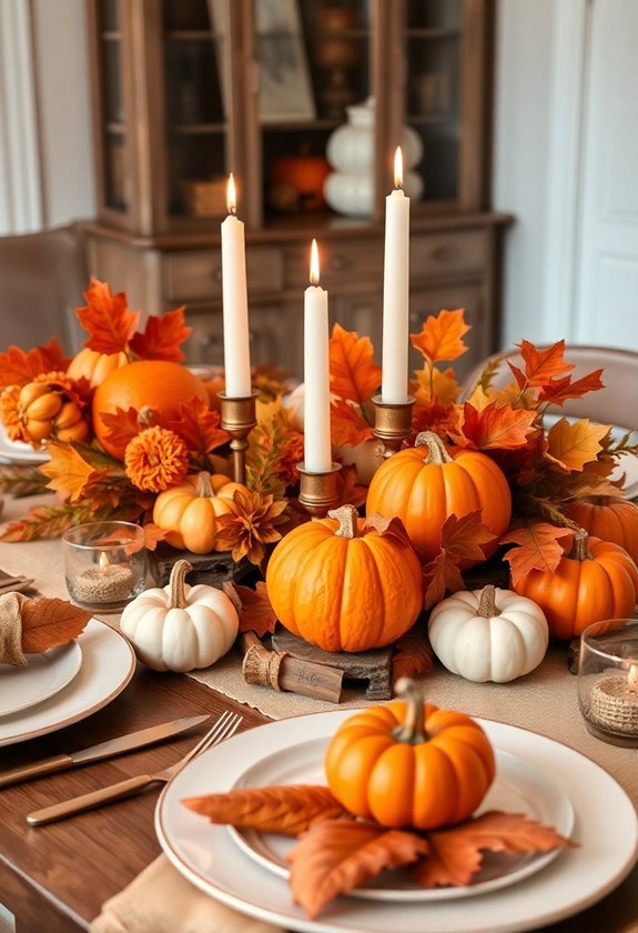 celebratory dining arrangements displayed