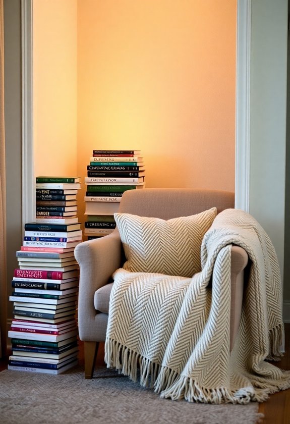 comfortable corner for reading