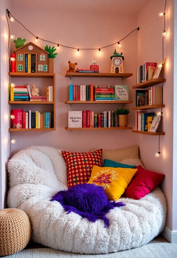 comfortable corner for reading