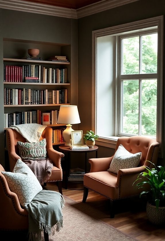 comfortable spaces for reading