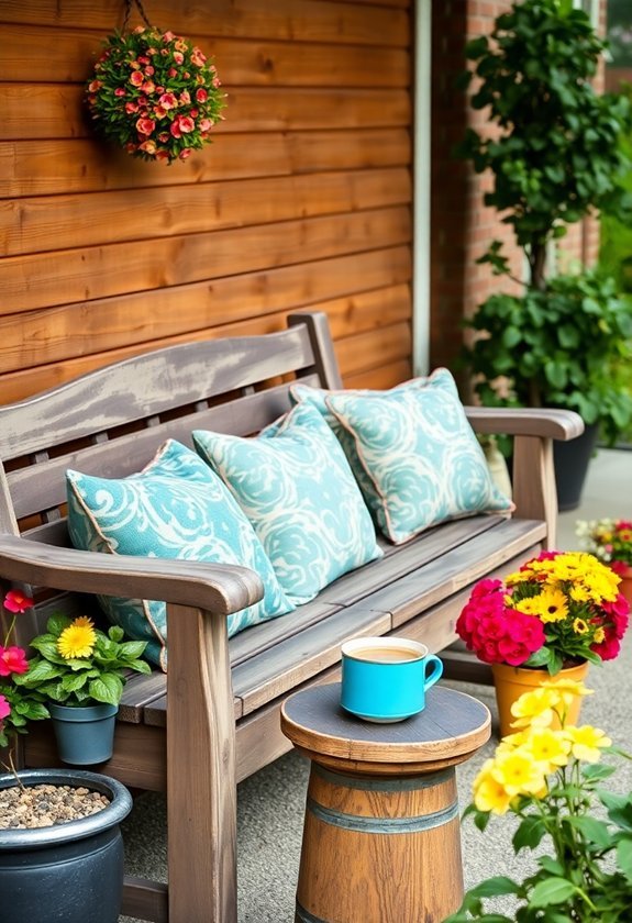 How to Improve Your Home’S Exterior With Beautiful Home Decor Ideas 4 cozy front yard seating