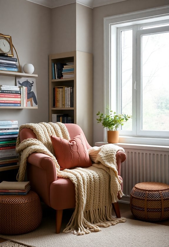 cozy nook for reading