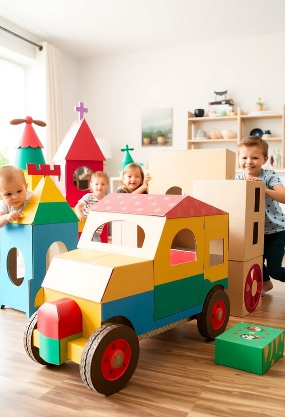 create fun cardboard toys