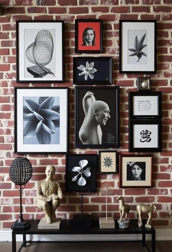 display art creatively indoors