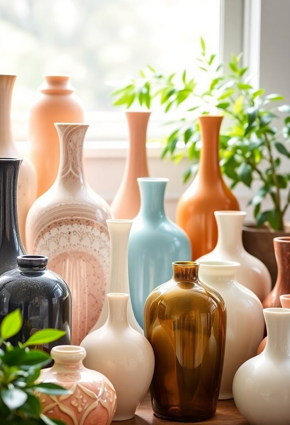 distinctive ornamental vase collection