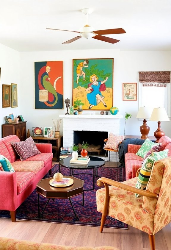 eclectic retro style combinations