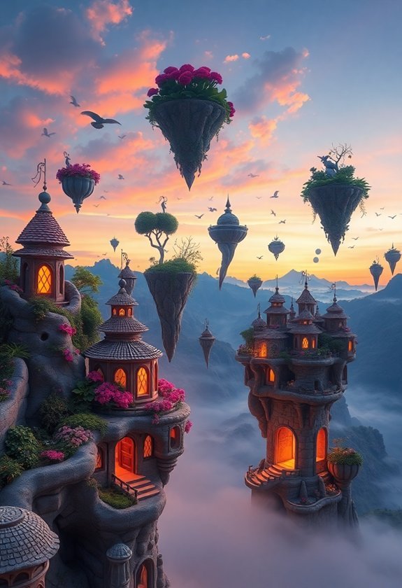 fantastical and imaginative landscapes