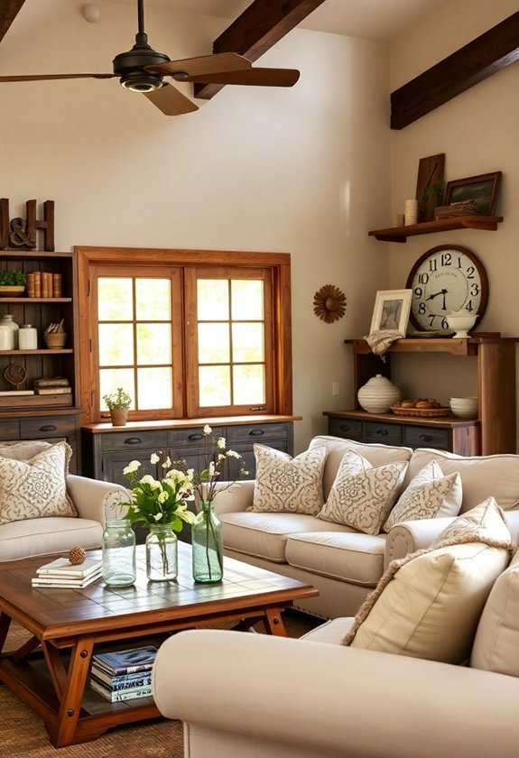 farmhouse style decorative elements