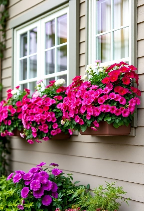 flower window box installation