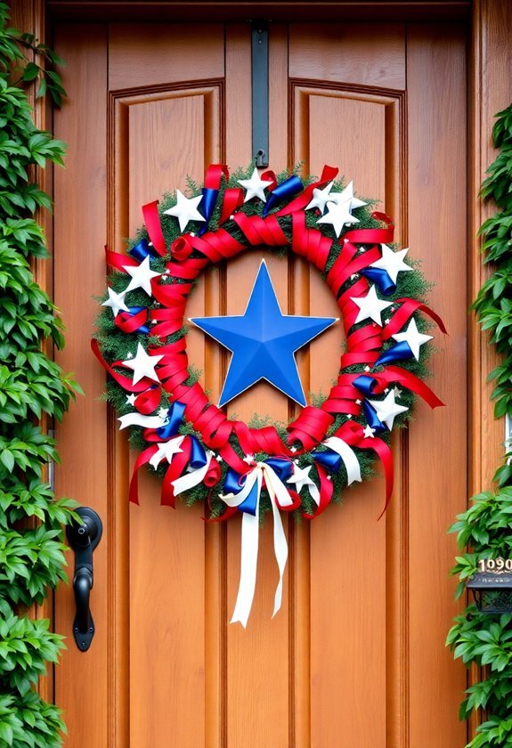 front door patriotic decor