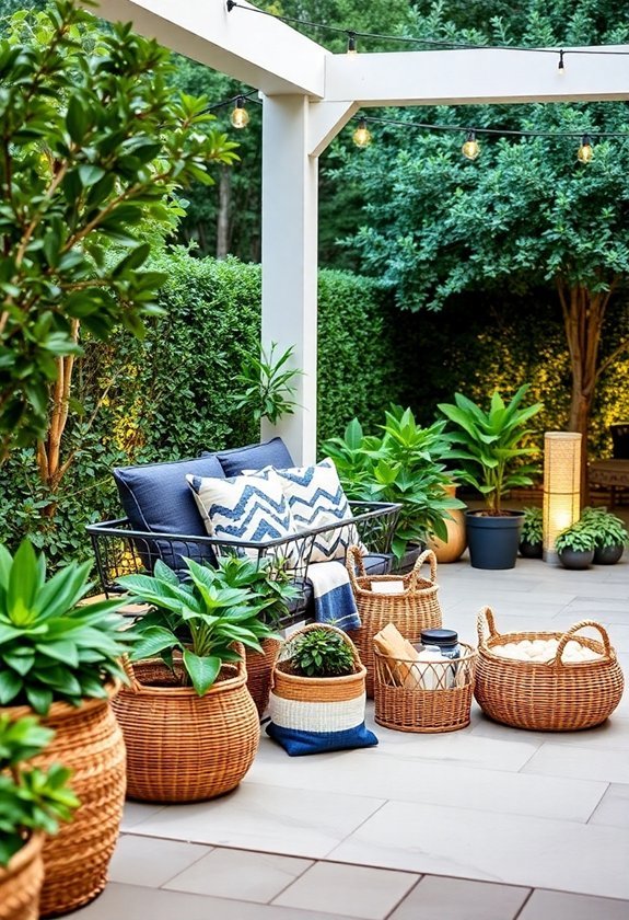 functional patio storage solutions