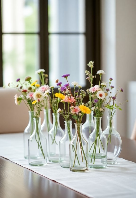 group small vases creatively