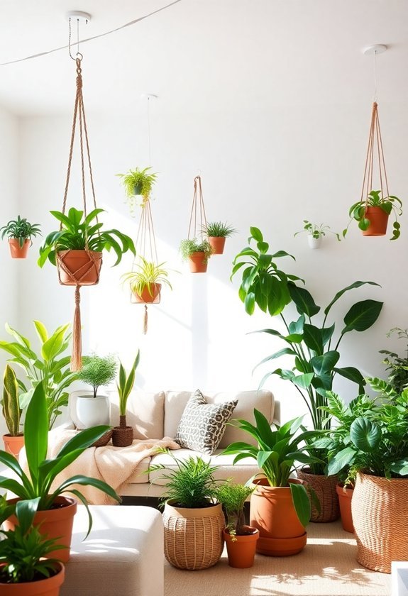 indoor plants enhance atmosphere