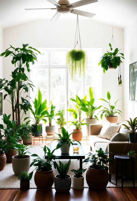 indoor plants enhance atmosphere