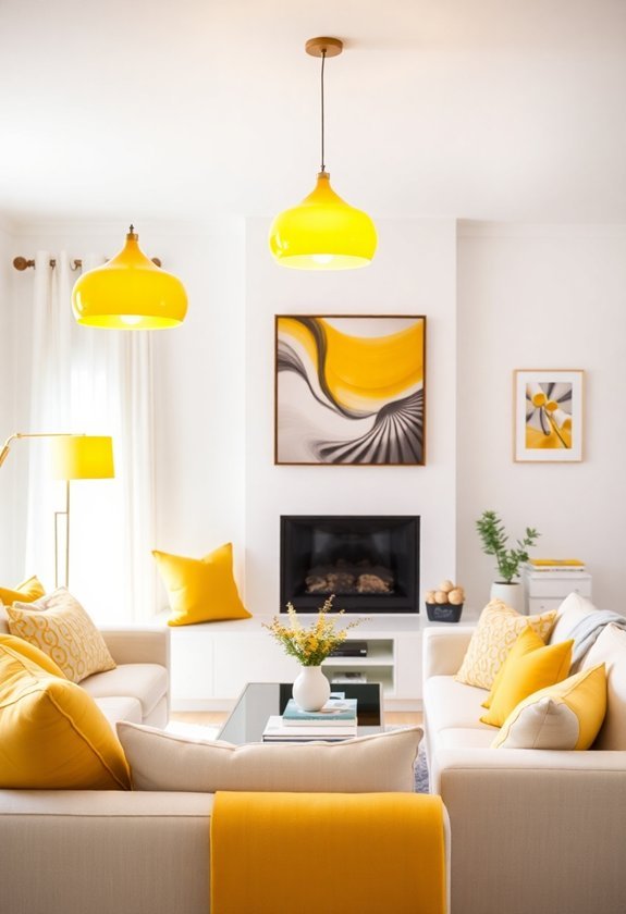 invigorating spaces with yellow