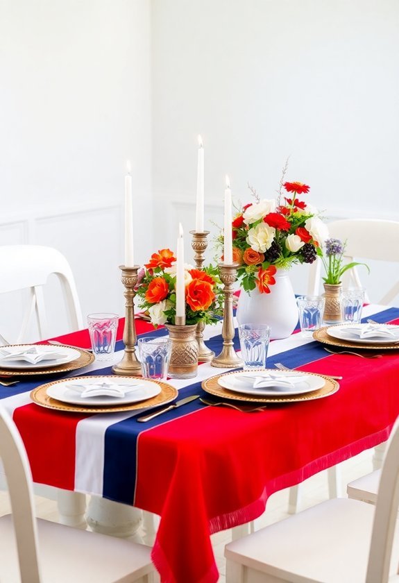 july 4th festive table settings