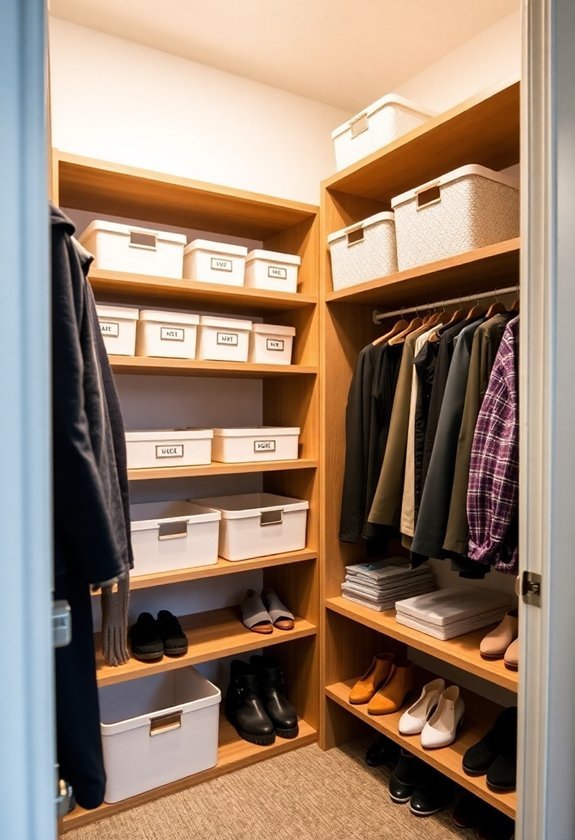 maximize closet organization efficiency