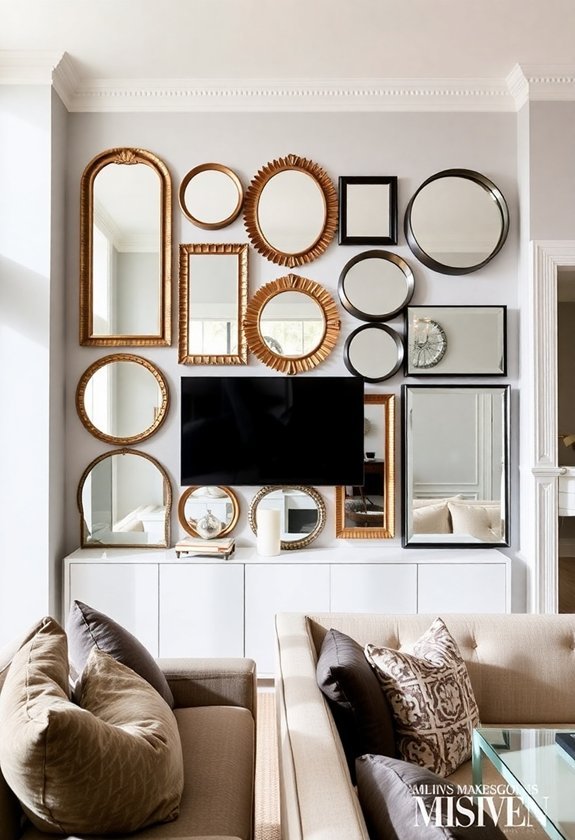 How to Style Your Home With Objects for a Unique Look 12 mirrors expand visual space