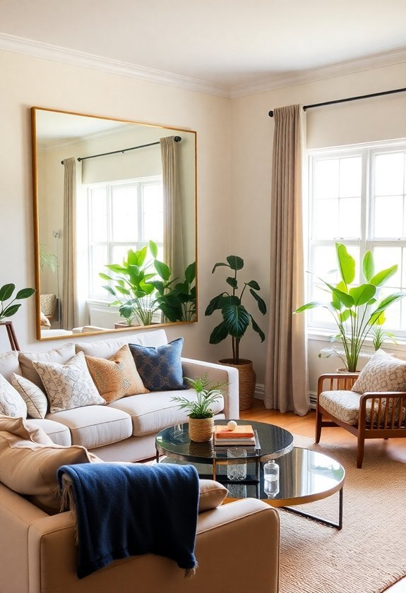 How to Make the Most of Your Small Space With Home Decor 6 mirrors expand visual space