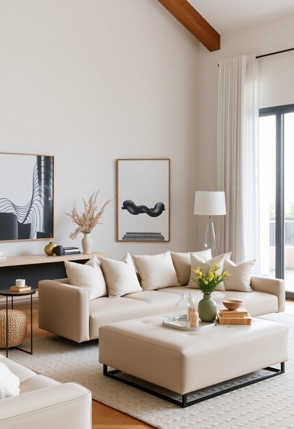 How to Use Neutral Colors in Your Home Decor for a Calm Vibe 16 neutral decor with personalization