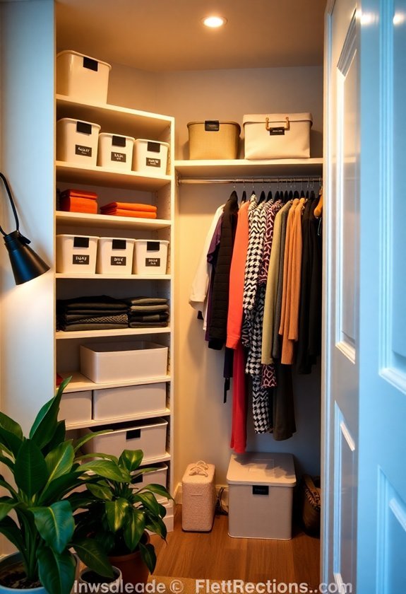 optimize closet space efficiently