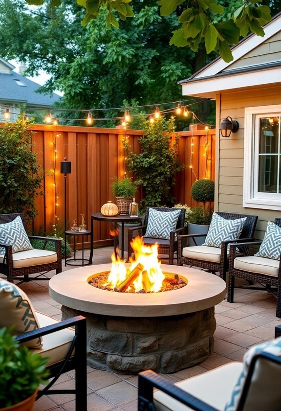 outdoor warmth and ambiance