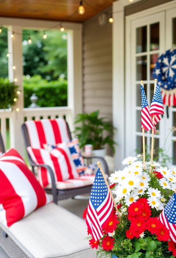 patriotic outdoor patio decor