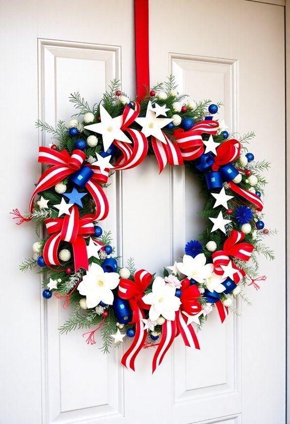 patriotic wreaths for decoration