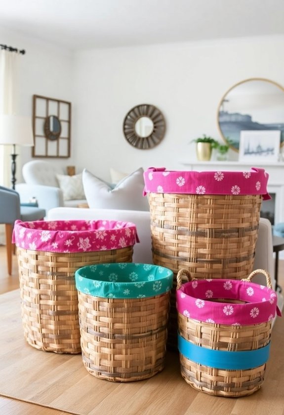 personalize your home baskets