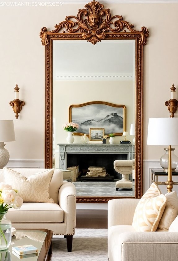 reflective decorative wall accents