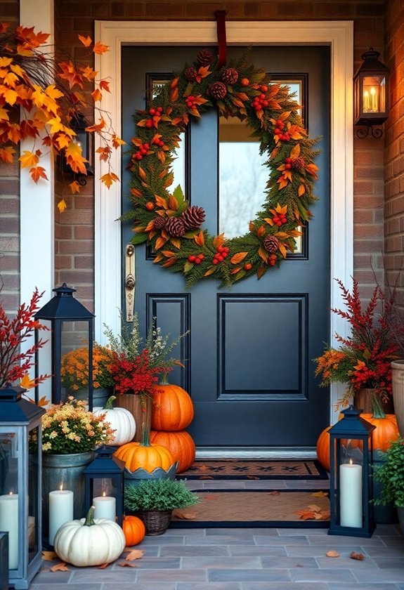 How to Style Your Home With Thanksgiving Decor for a Warm and Inviting Holiday 14 seasonal decor for entryways