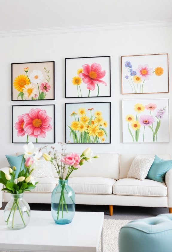 spring themed wall decor