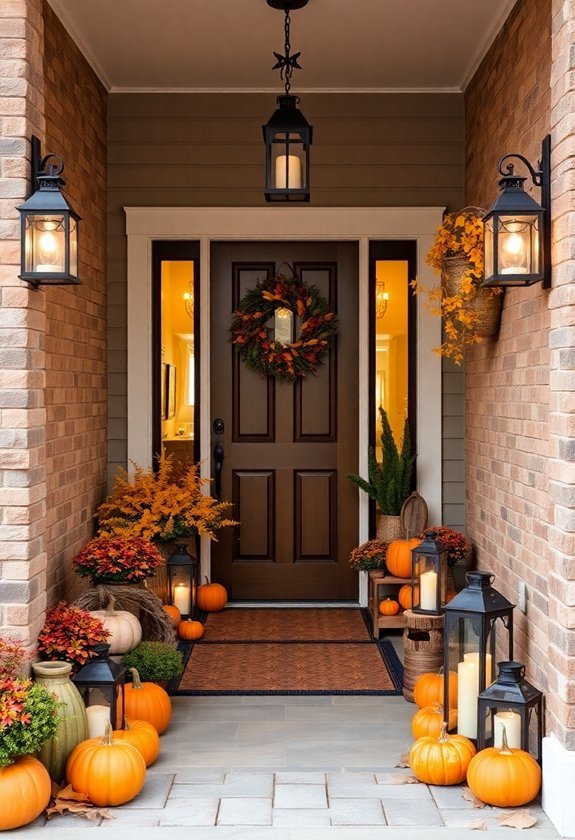 stylish and welcoming entrance