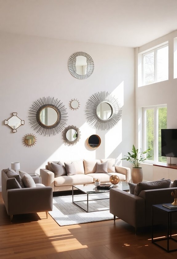 stylish geometric wall decor