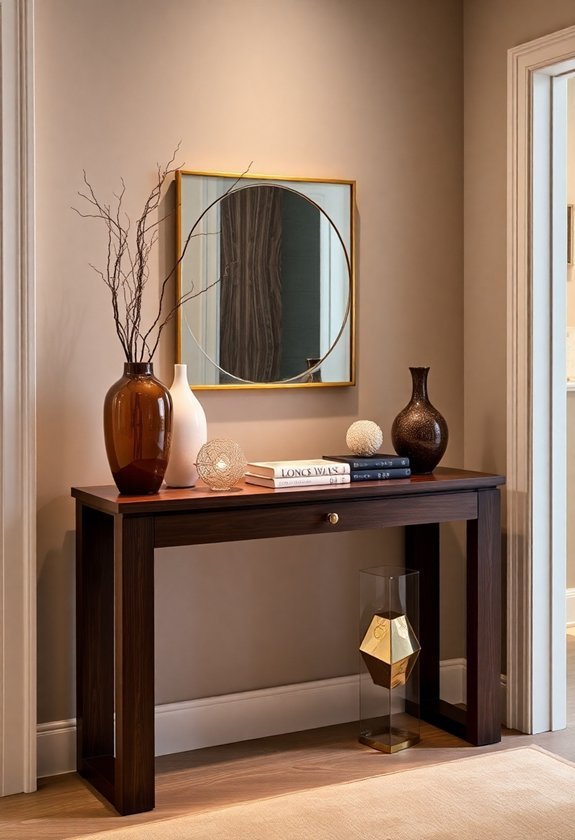 stylish hallway console tables