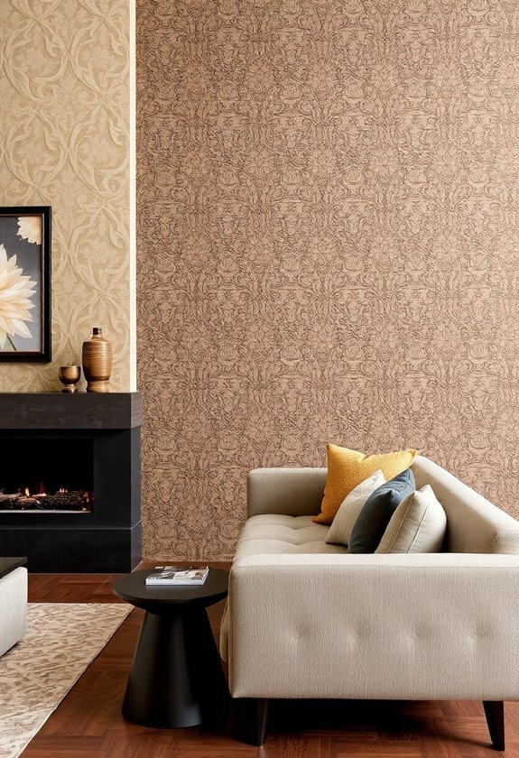 textured wall design ideas