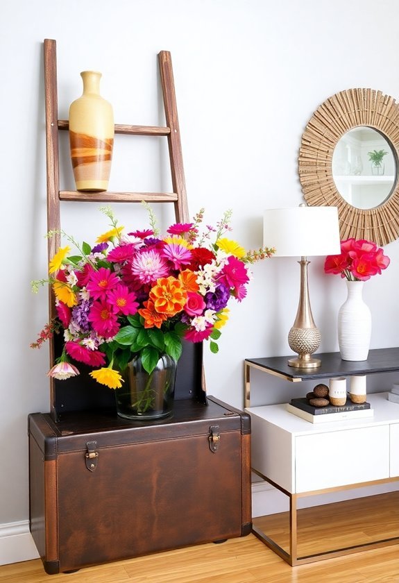 unconventional vase display ideas