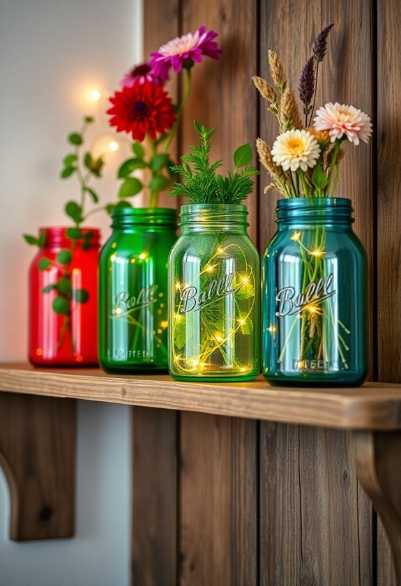 10 Handmade Home Decor Ideas to Make Your Space Truly Unique 9 upcycled jars for storage
