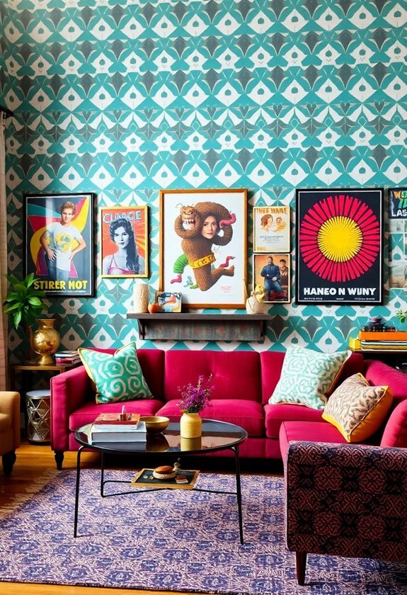 How to Style Your Home With 90S Home Decor Trends for a Nostalgic Vibe 5 vibrant patterns and designs