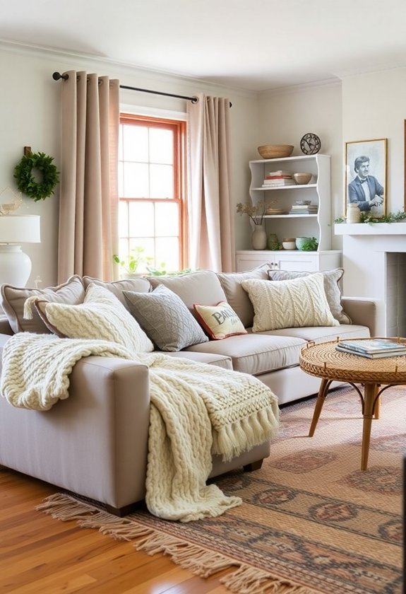 warm and inviting fabrics