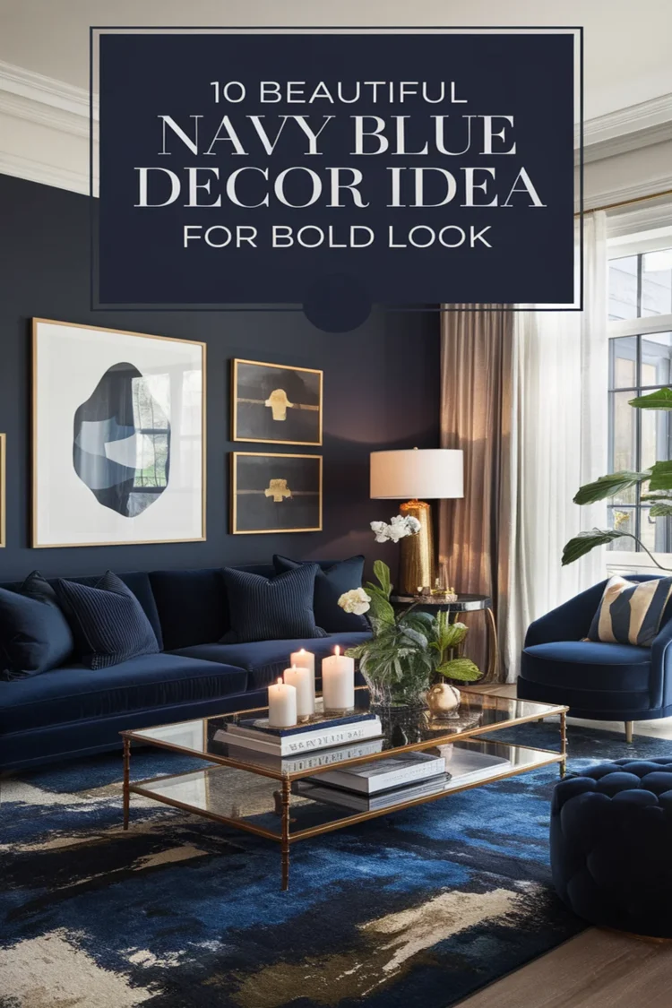 Image for: 10 Beautiful Navy Blue Home Decor Ideas for a Bold Look