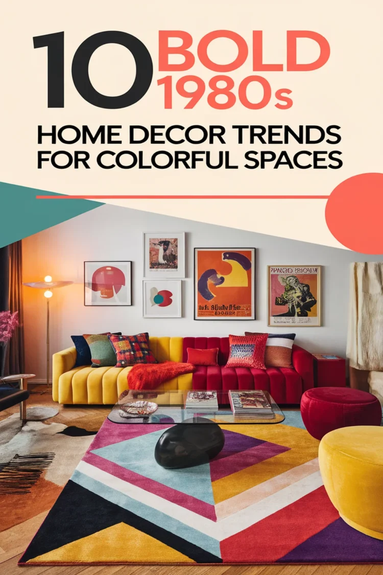 10 Bold Home Decor Trends From the 1980S That Will Bring Color to Your Space 1 Image for: 10 Bold Home Decor Trends From the 1980S That Will Bring Color to Your Space