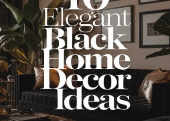 Image for: 10 Elegant Home Decor Ideas Featuring Black