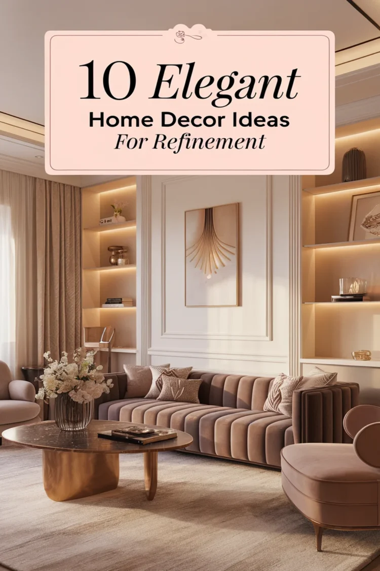 Image for: 10 Elegant Home Decor Ideas for a Refined Look