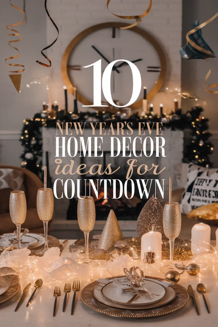Image for: 10 New Year’s Eve Home Decor Ideas for the Ultimate Countdown Party