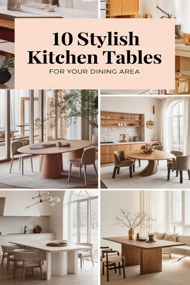 10 Stylish Home Decor Kitchen Tables for Your Dining Area 1 Image for: 10 Stylish Home Decor Kitchen Tables for Your Dining Area